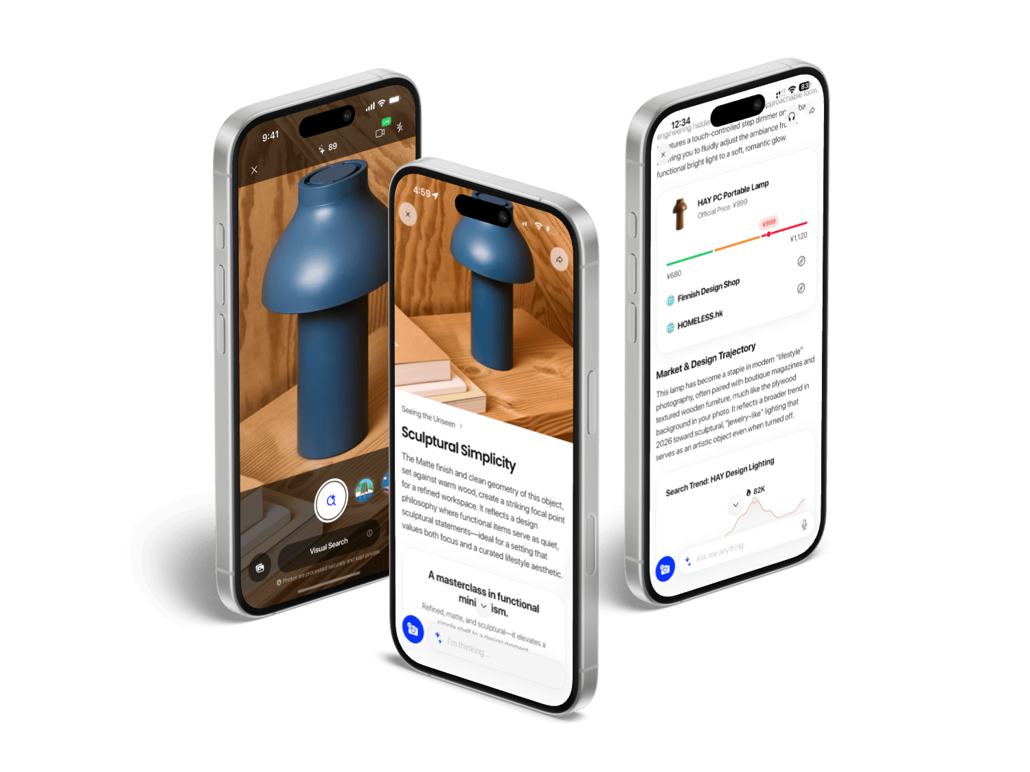Chance AI official product artwork showing a lamp photo and image explanation