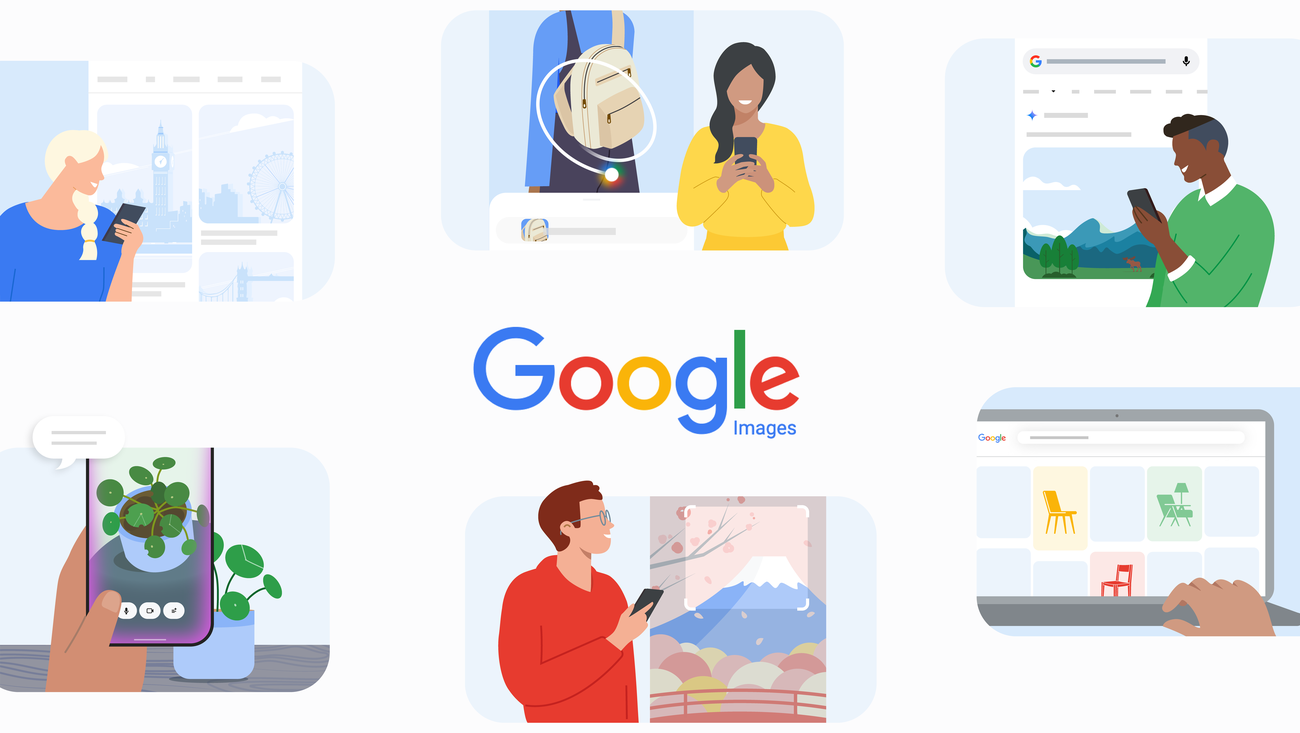 Google's official 25th anniversary graphic for Google Images