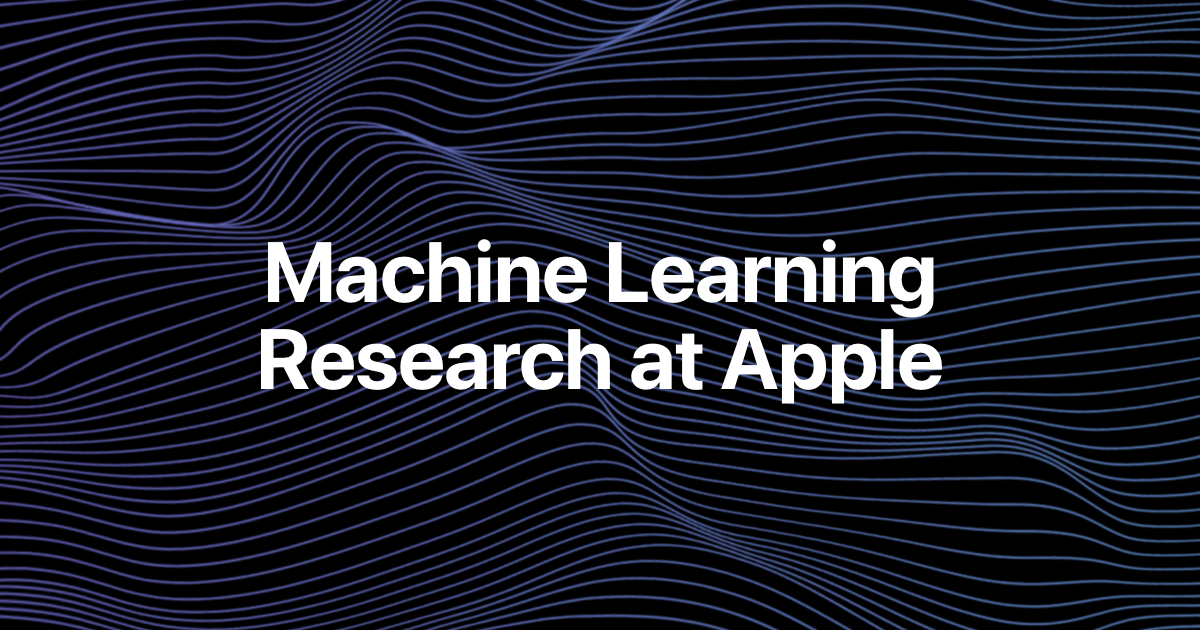 Apple Machine Learning Research page for the multi-agent team study