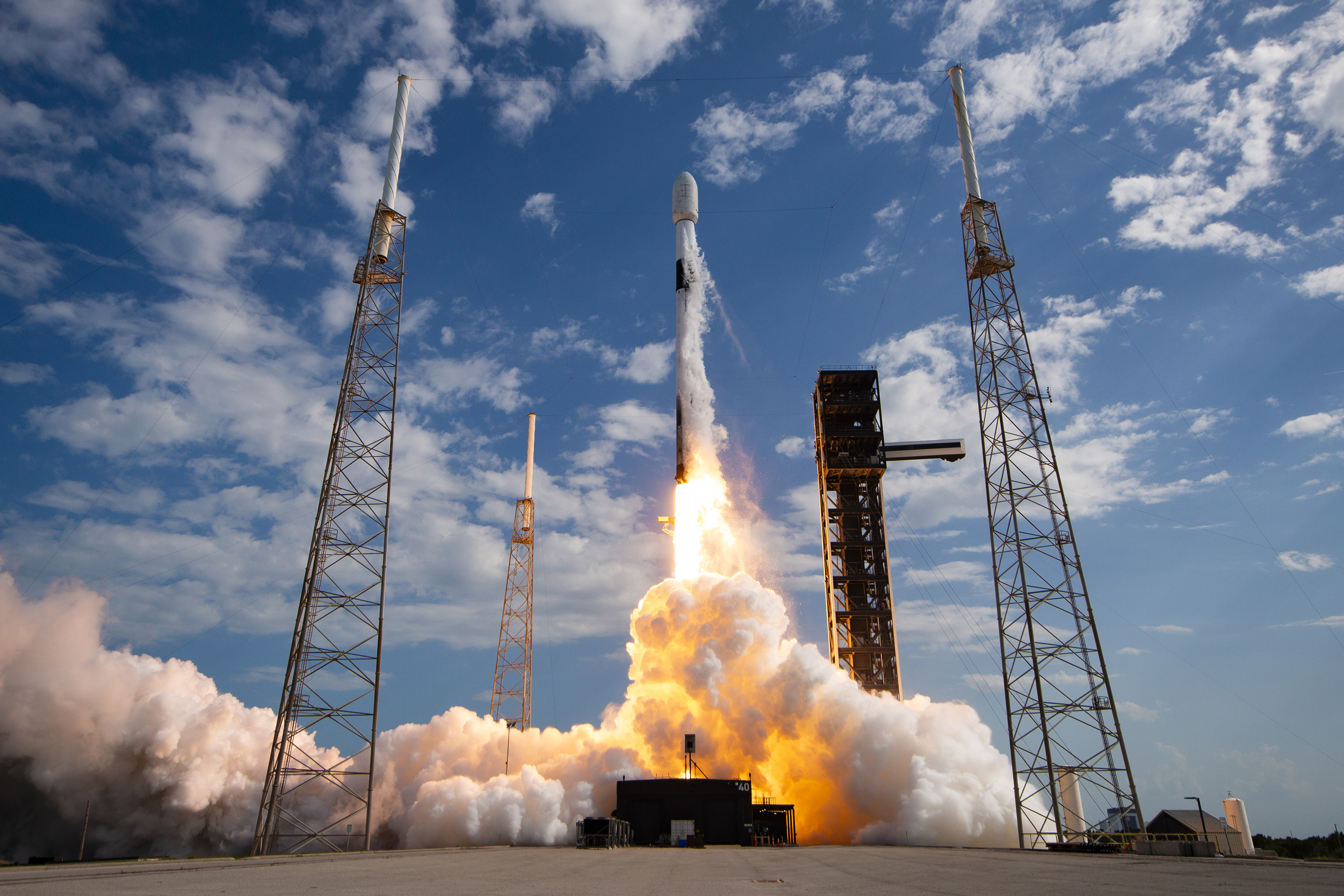 Mission Robotic Vehicle carrying the RSGS payload before launch