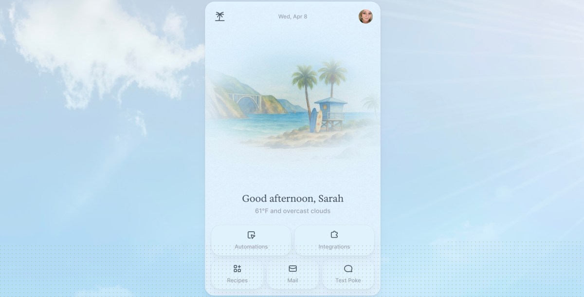 Poke assistant interface used in TechCrunch coverage of the Cognition acquisition