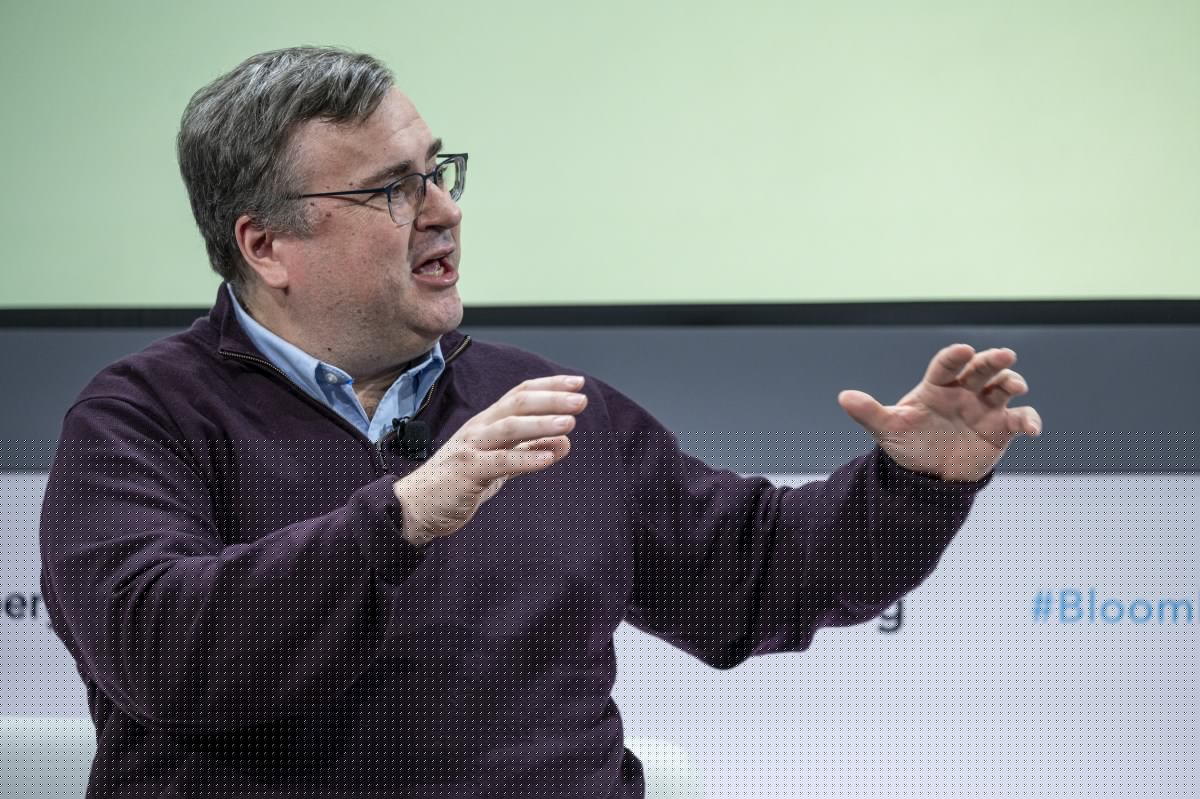 Reid Hoffman image used by TechCrunch in its report on Prentis