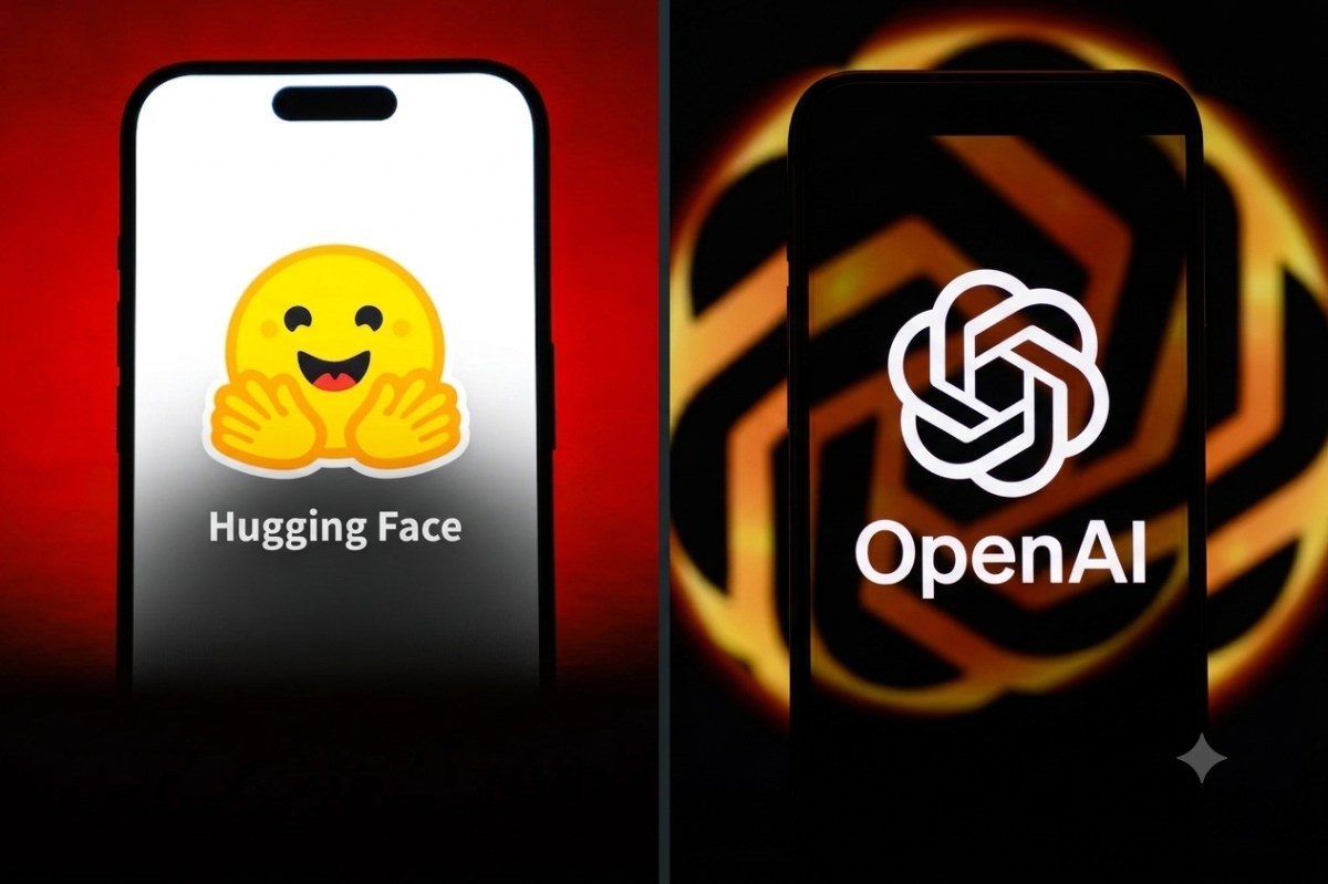 Hugging Face and OpenAI logos used in TechCrunch security coverage