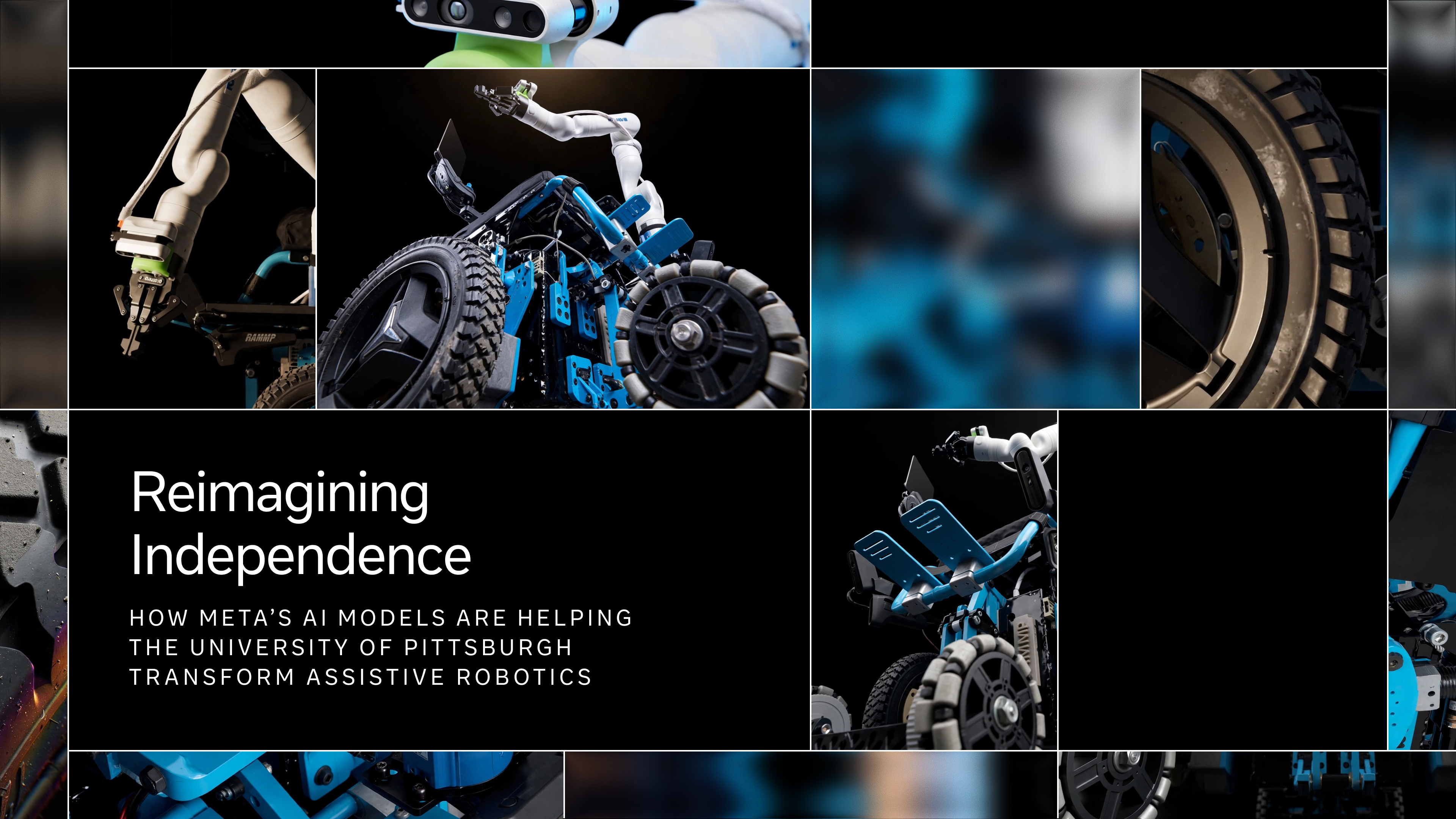 University of Pittsburgh assistive robotics image from Meta AI