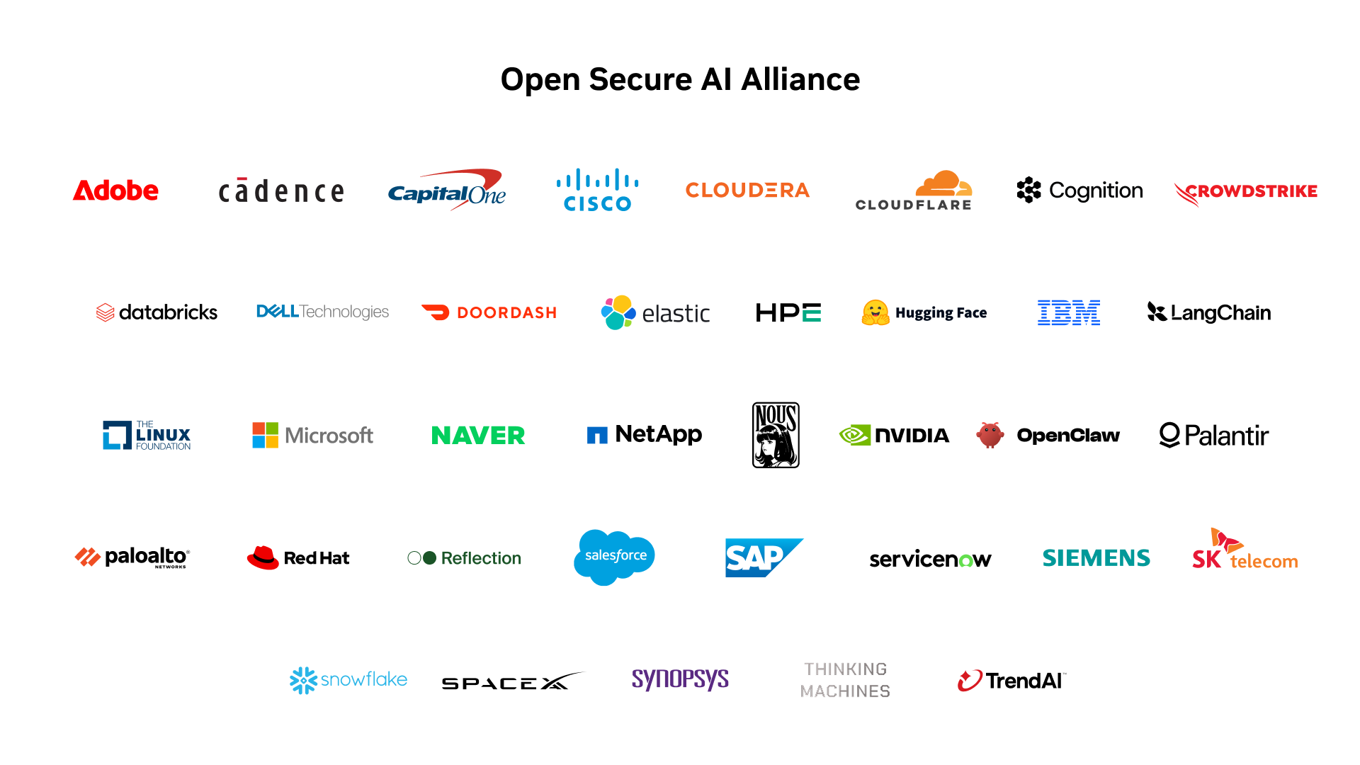 Open Secure AI Alliance founding-member logo graphic