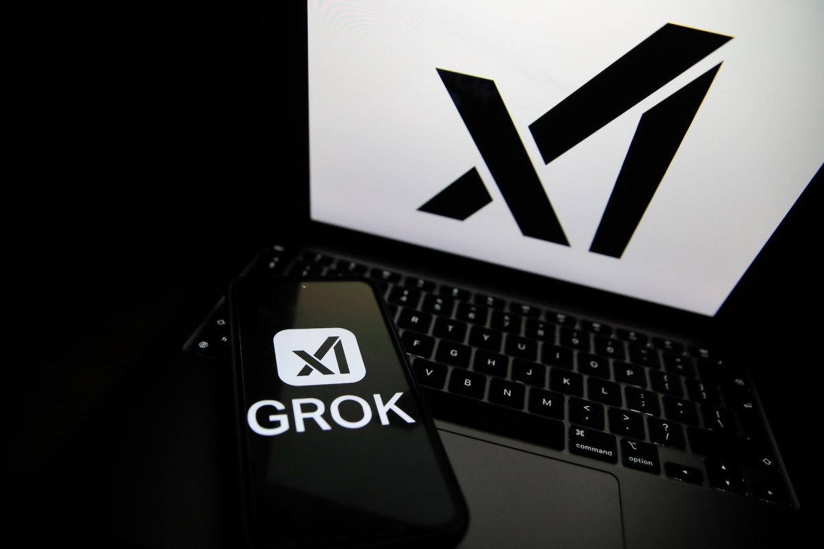 Grok and xAI logos accompanying TechCrunch reporting on the Minnesota court ruling