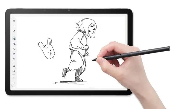 Wacom MovinkPad 11 graphics tablet shown in the TechCrunch review