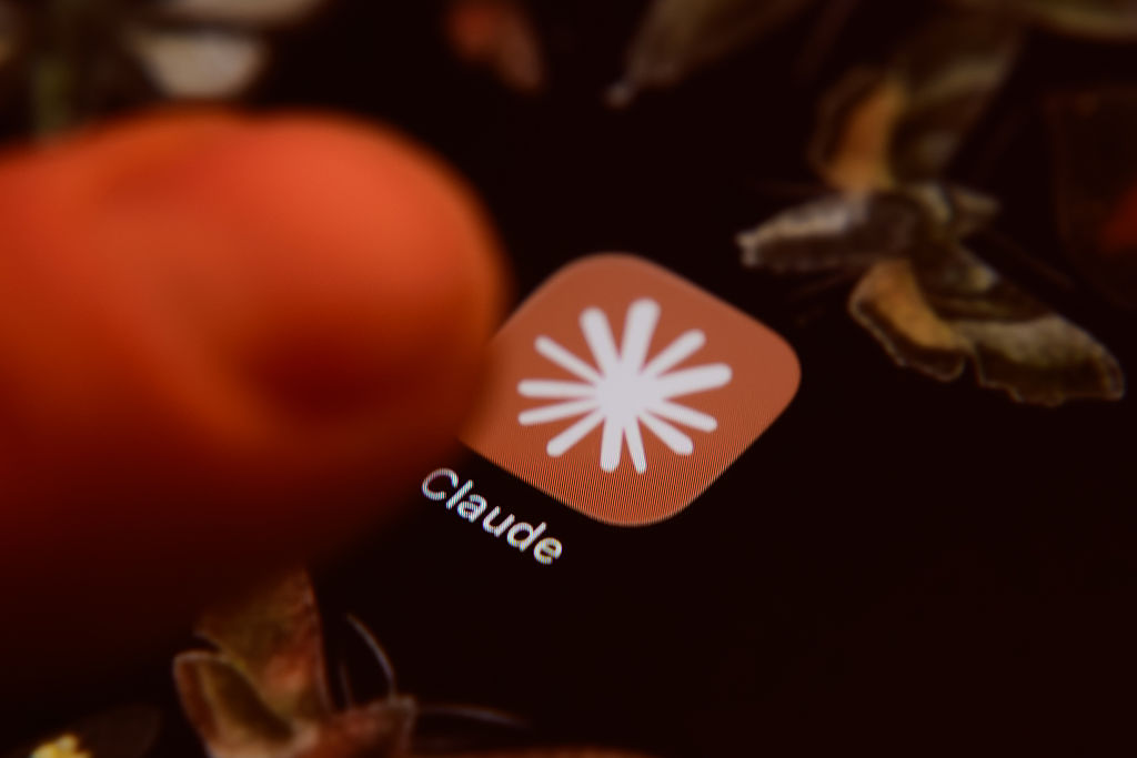 Claude app icon displayed on a smartphone screen