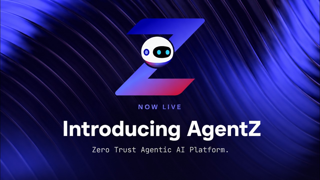 AgentZ product graphic showing an AI agent governance and execution platform