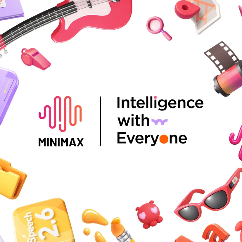 MiniMax Intelligence with Everyone company graphic