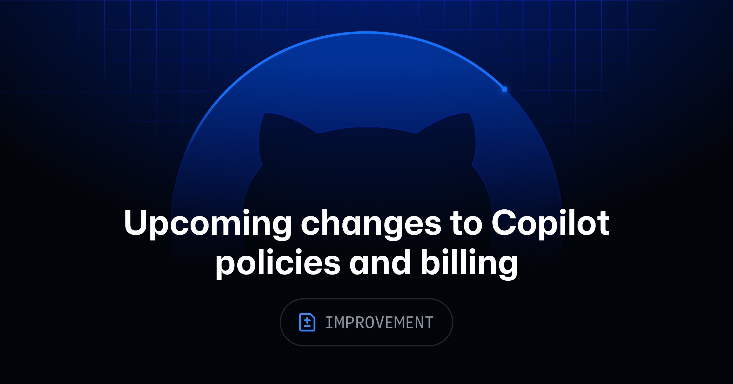 GitHub Copilot policy and billing change artwork