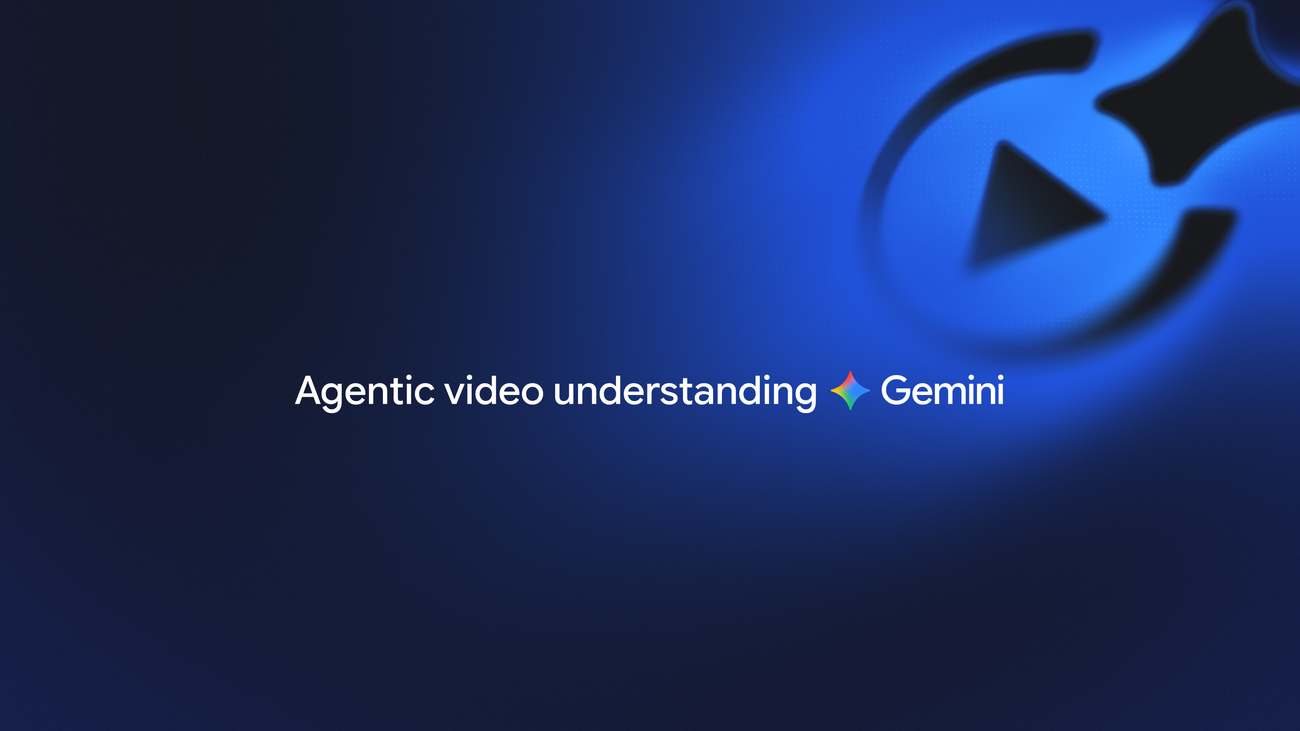 Google graphic for agentic video understanding in Gemini