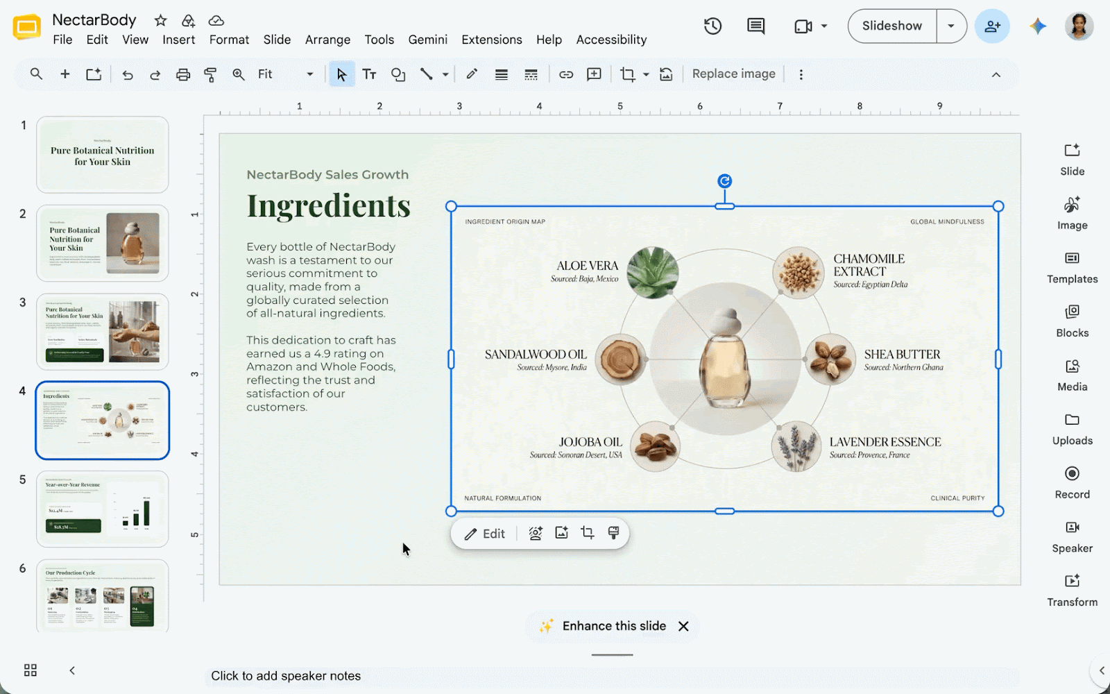 Google Pics interface demonstrating AI image creation and object-level editing