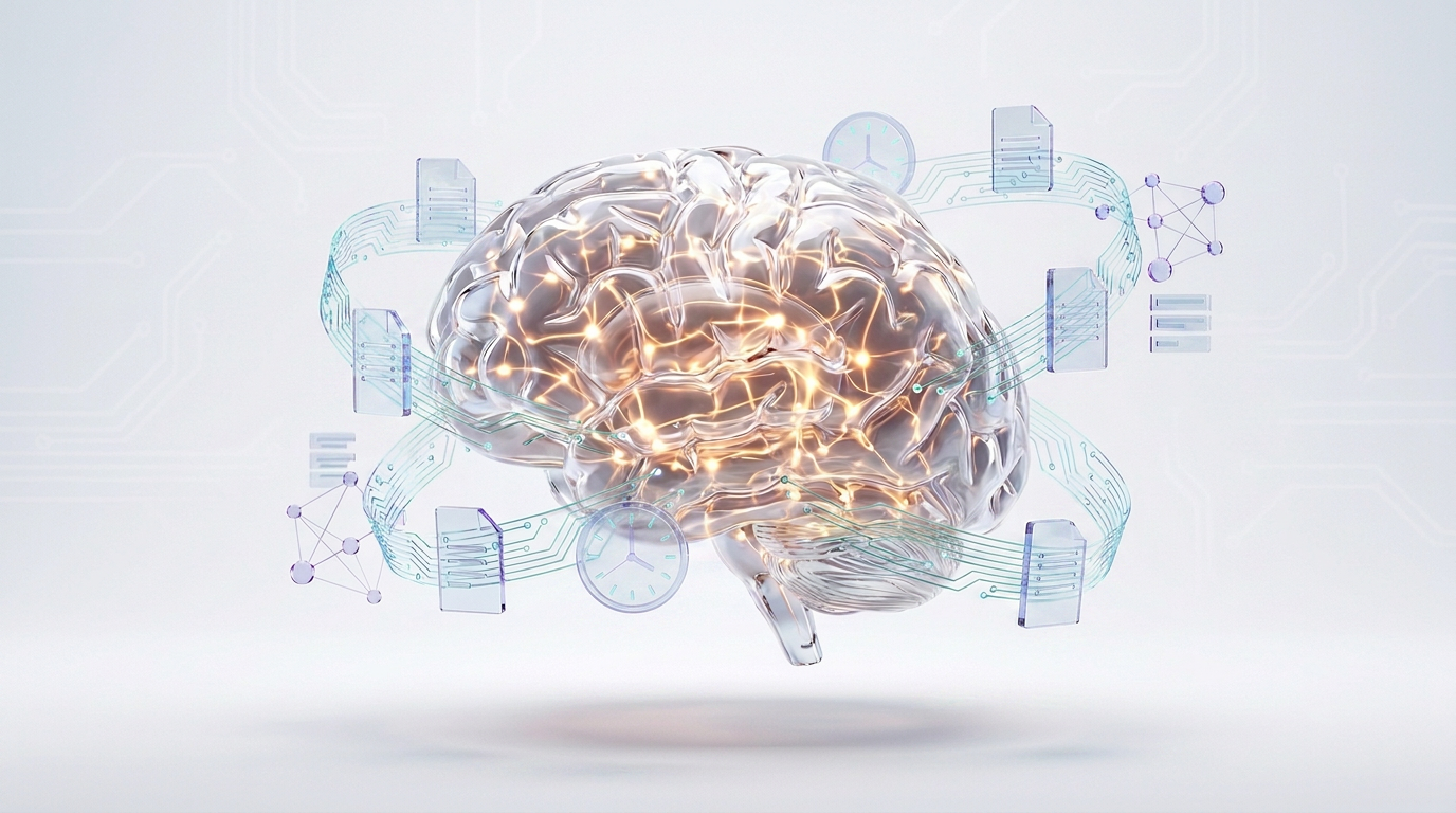 Meta engineering diagram for an organizational second-brain agent