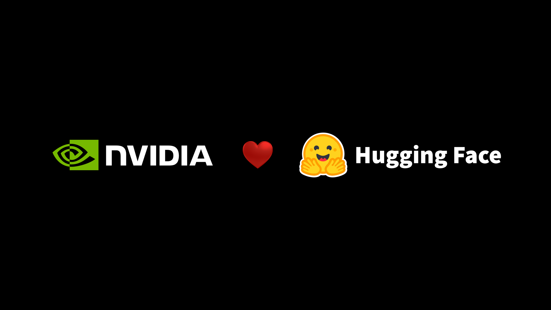 NVIDIA and Hugging Face acquisition announcement artwork