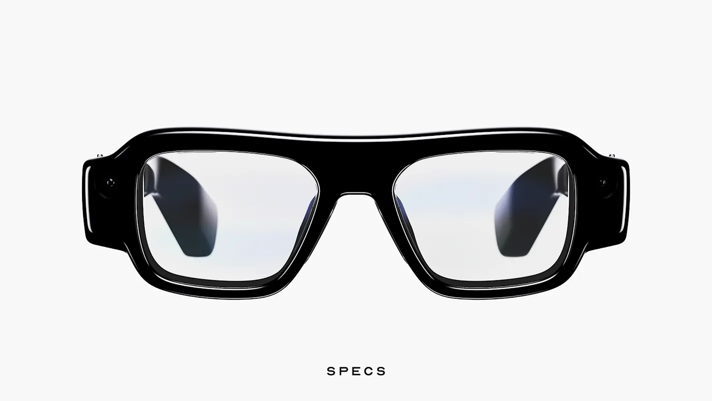 Front view of Snap Specs glasses from the official September 16 announcement